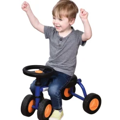 Toddler Trike | Tip-Resistant Foot-to-Floor Ride-On with Steel Frame