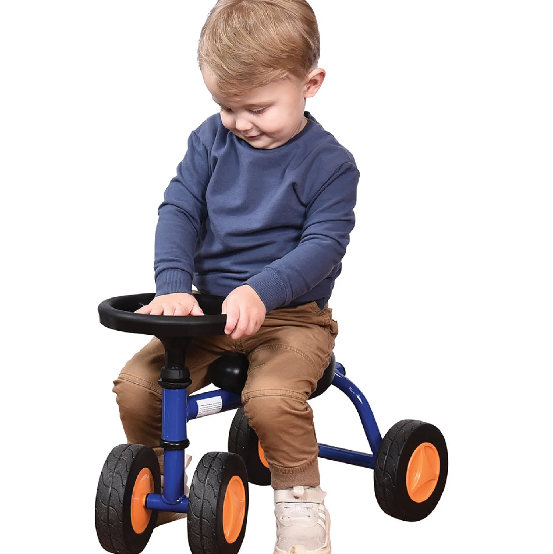 Toddler Trike | Tip-Resistant Foot-to-Floor Ride-On with Steel Frame