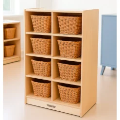 8 Tote Birch Storage Shelf | Durable Classroom Organization