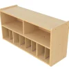 Tot Mate Maple Colored Overhead Wall Storage