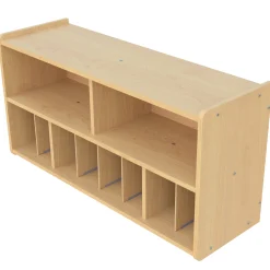 Tot Mate Maple Colored Overhead Wall Storage