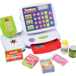 Touchpad Cash Register | Interactive Playset with Calculator & Accessories