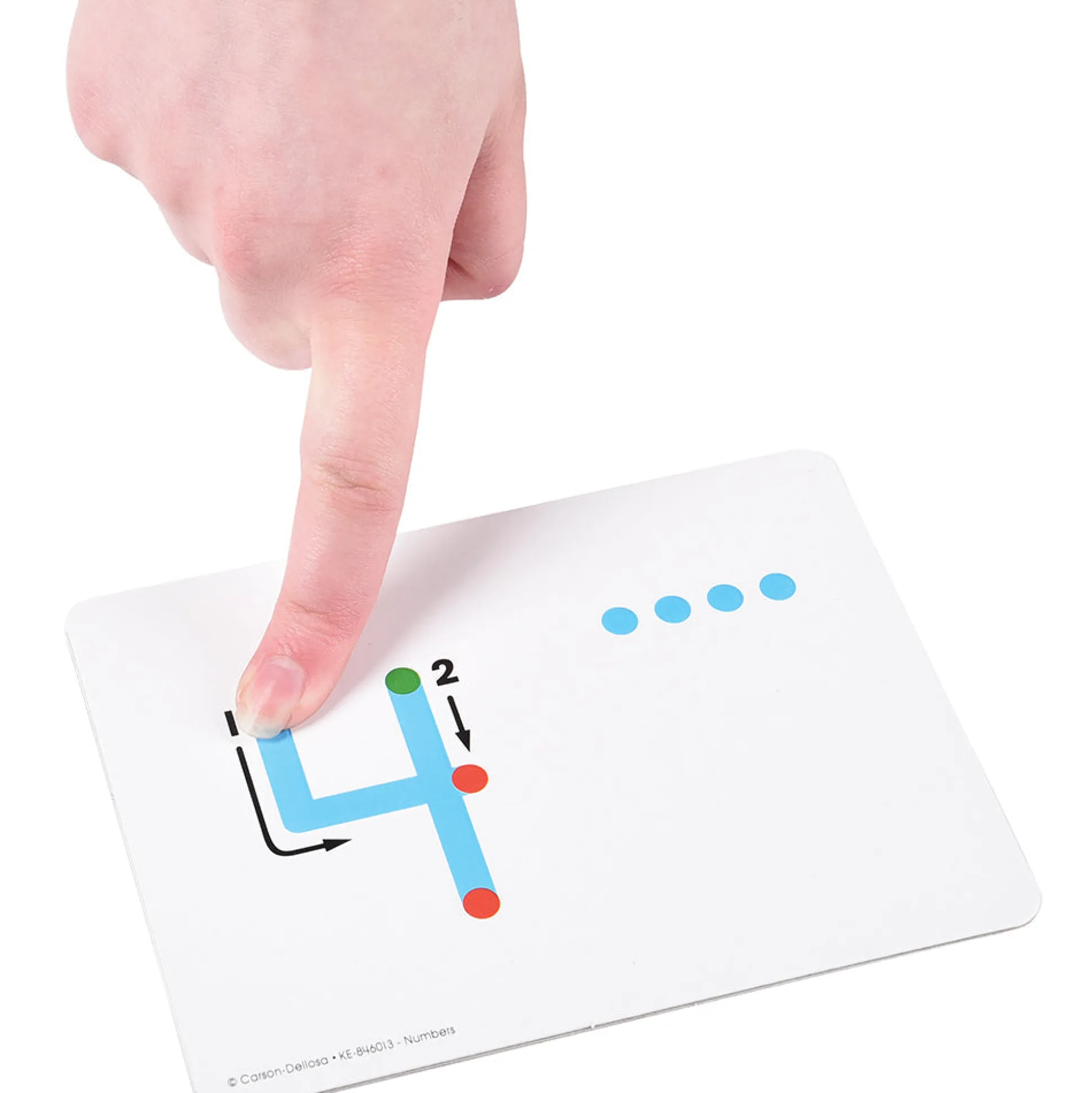Touch & Trace Numbers Cards