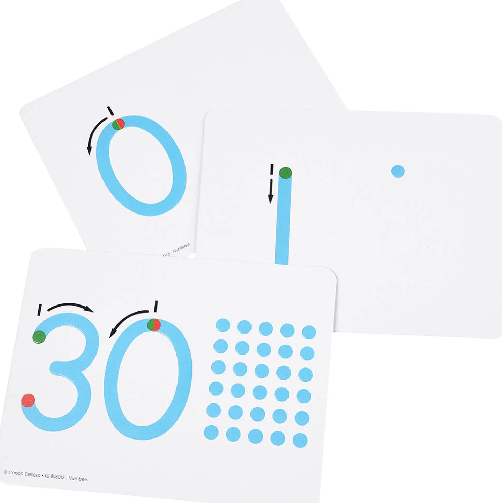 Touch & Trace Numbers Cards