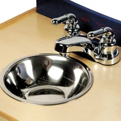 Toy Monaco Kitchen Sink | Eco-Friendly Pretend Play Cooking Accessory