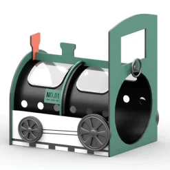 Train Engine Themed Tunnel | Playground Crawl Tunnel for Ages 2-5