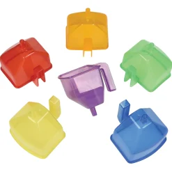 Translucent Funnels with Handles | 6-Piece Water, Sand & Sensory Play Set