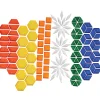 Translucent Light Table Pattern Blocks | 147-Piece Creative STEM Learning Set