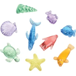 Translucent Sea Life Counters | 84-Piece Light Table Math, STEM & Sensory Manipulative Set