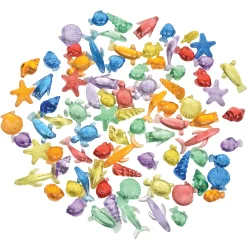 Translucent Sea Life Counters | 84-Piece Light Table Math, STEM & Sensory Manipulative Set