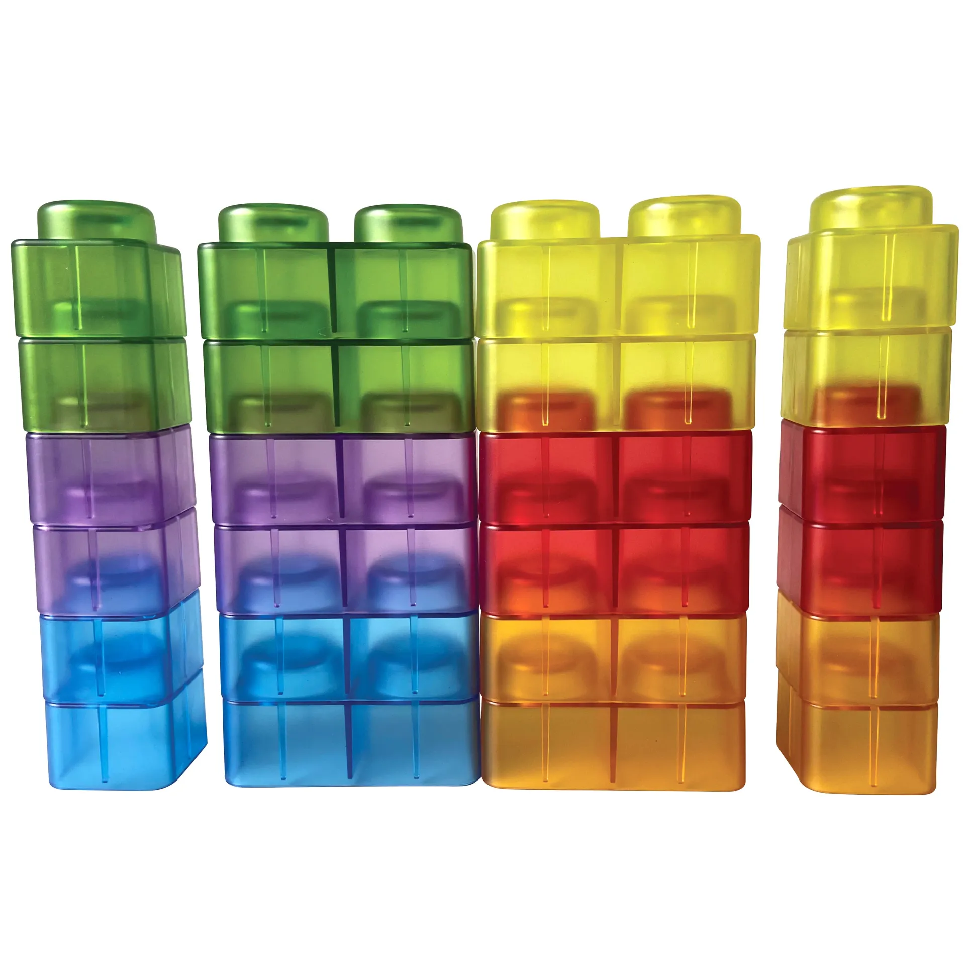 Translucent Soft Blocks | 48-Piece Lightweight Sensory Building Set