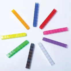 Translucent Stacking Counting Cubes | 100-Piece Interlocking Math, Sorting & Light Table Manipulative Set