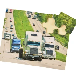 Transportation Puzzle- Semi Trucks