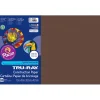 Tru-Ray® Construction Paper, Dark Brown, 12" x 18" - 50 Sheets
