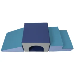 Tunnel & Ramp Soft Climber Set | 3-Piece Gross Motor PlayForms