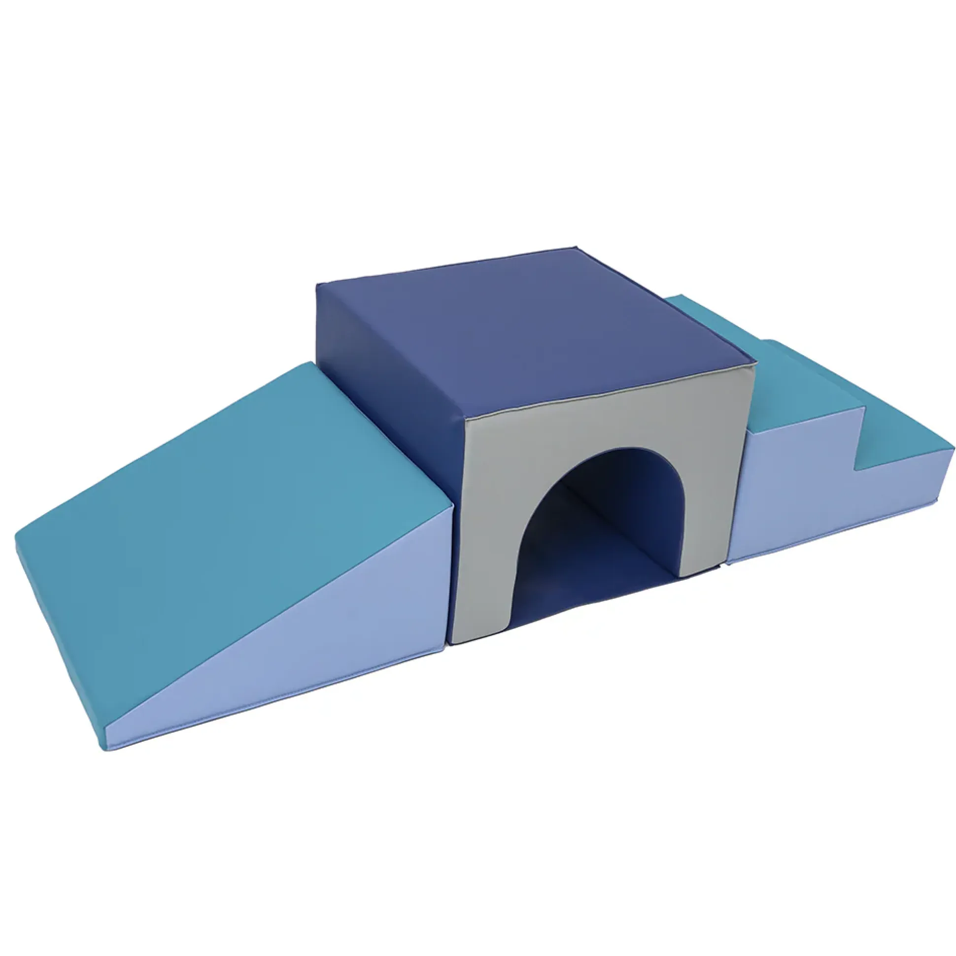 Tunnel & Ramp Soft Climber Set | 3-Piece Gross Motor PlayForms