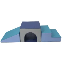 Tunnel & Ramp Soft Climber Set | 3-Piece Gross Motor PlayForms