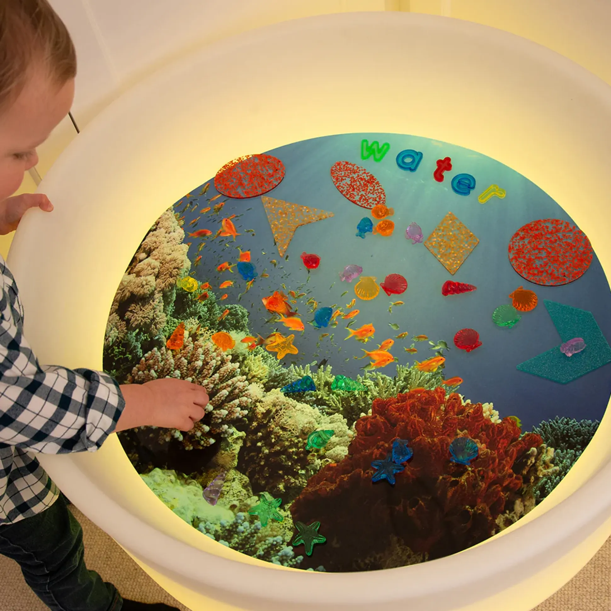Under The Sea Sensory Play Mat for Light Tables