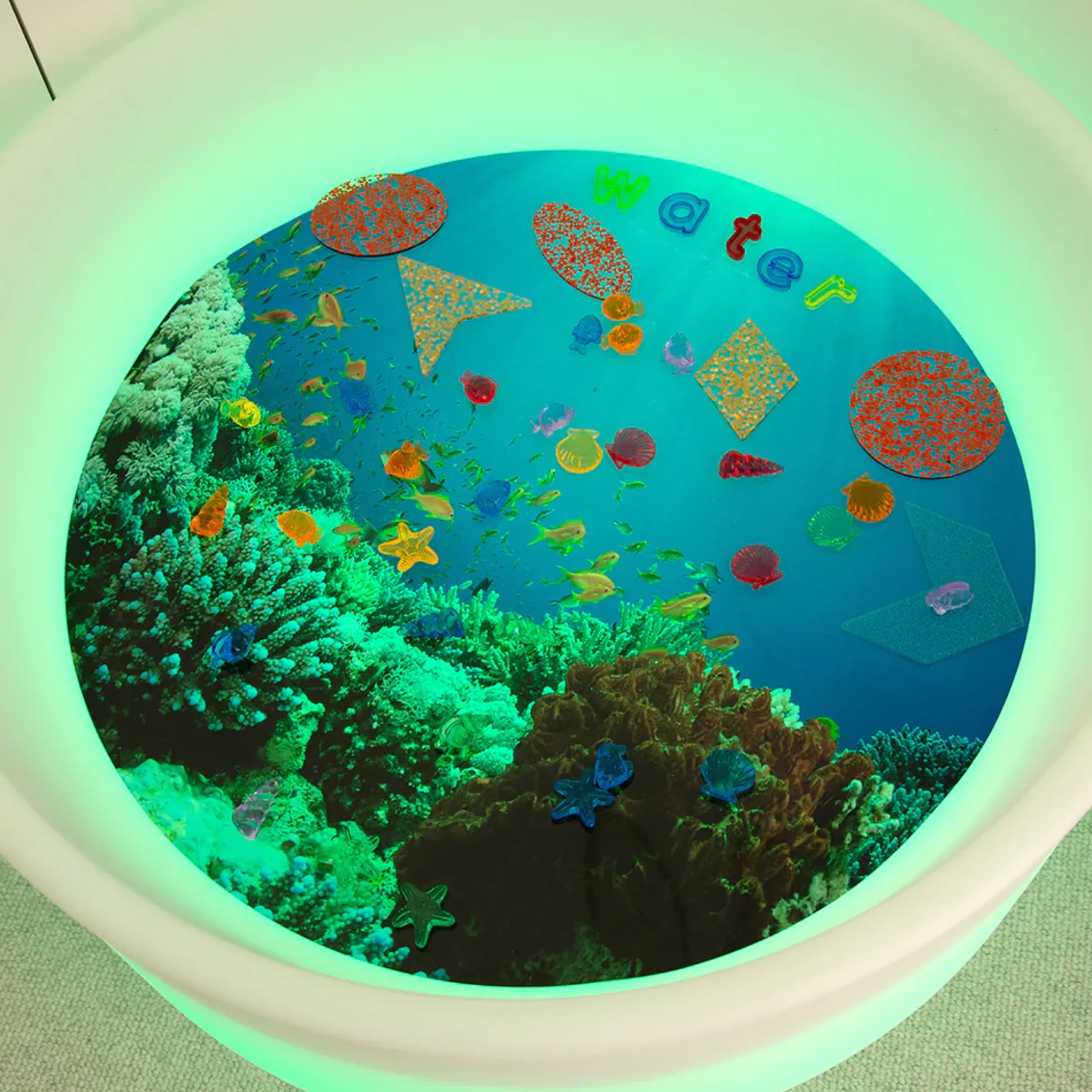 Under The Sea Sensory Play Mat for Light Tables