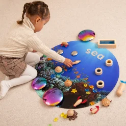 Under The Sea Sensory Play Mat for Light Tables