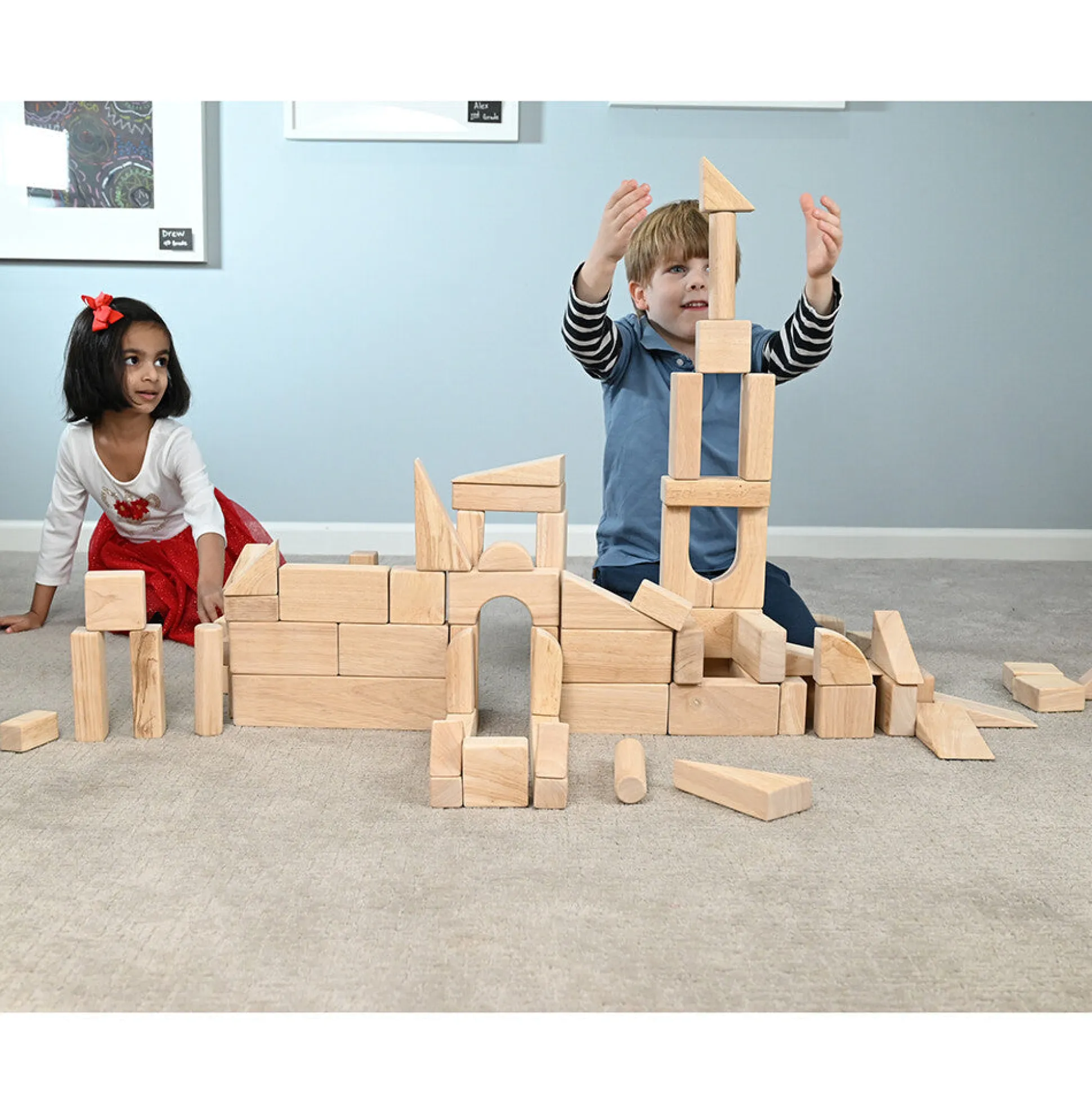 Unit Blocks | Super Saver Classroom Blocks - Set of 82 Blocks