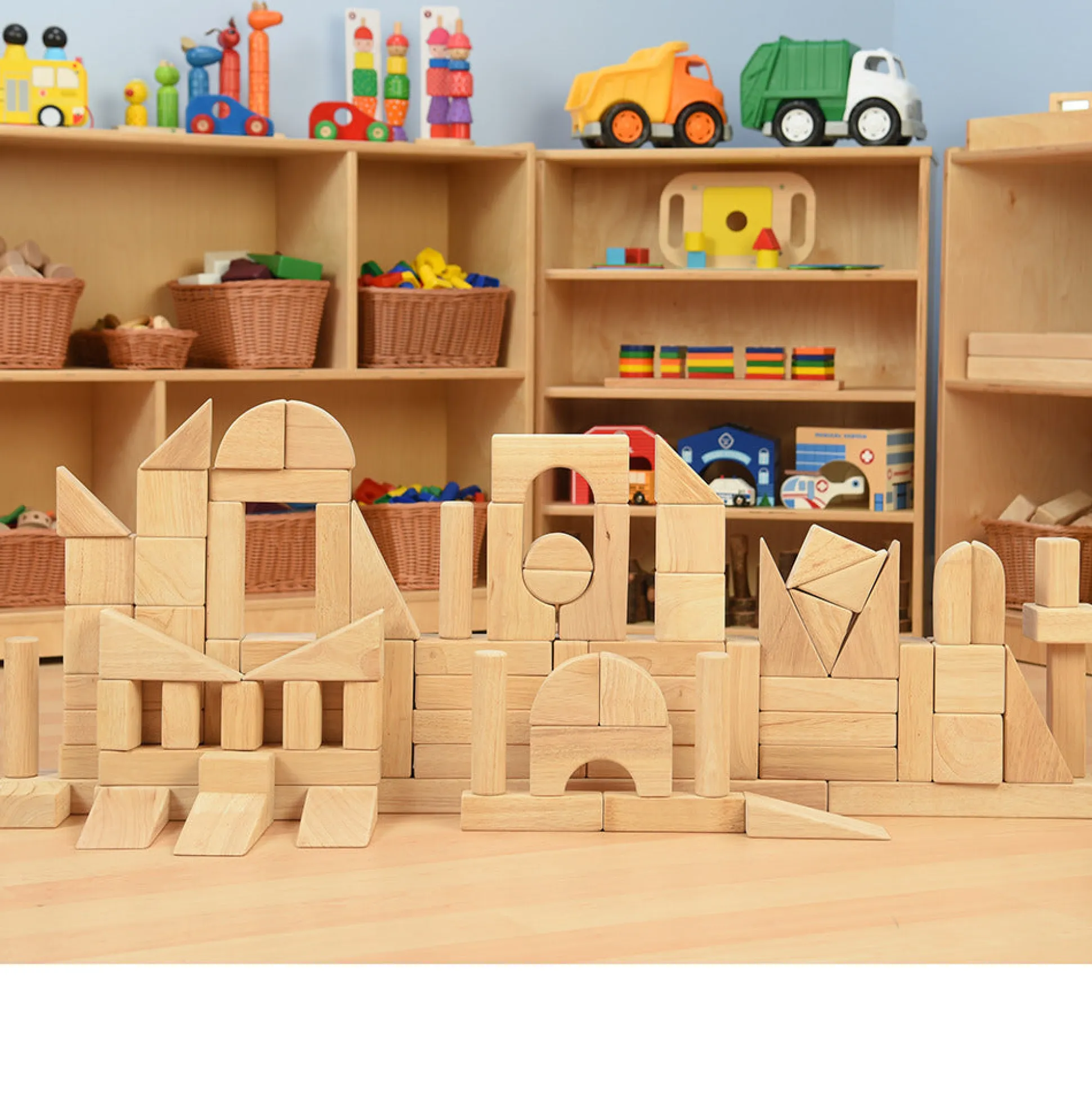 Unit Blocks | Super Saver Classroom Blocks - Set of 82 Blocks