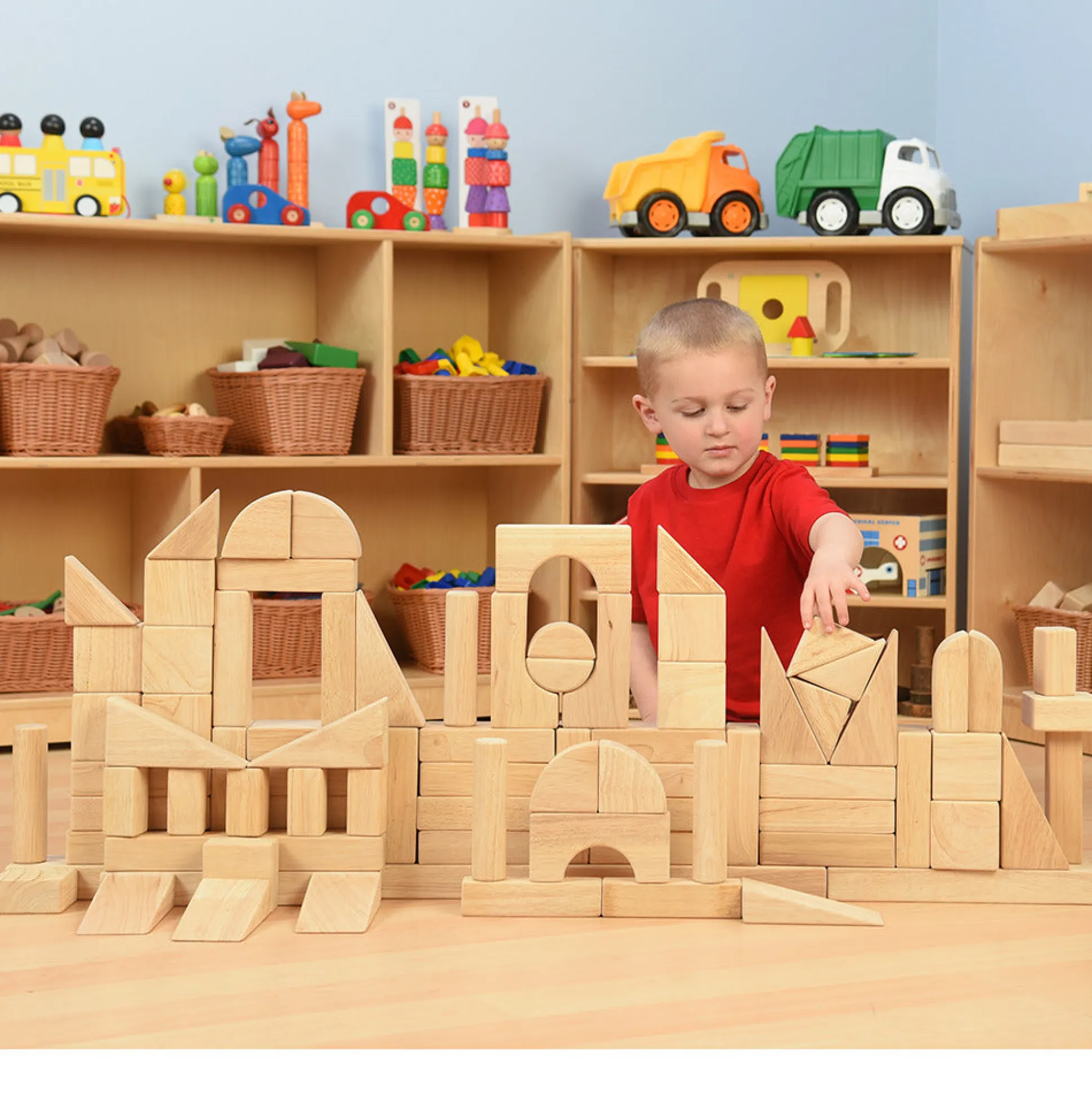 Unit Blocks | Super Saver Classroom Blocks - Set of 82 Blocks