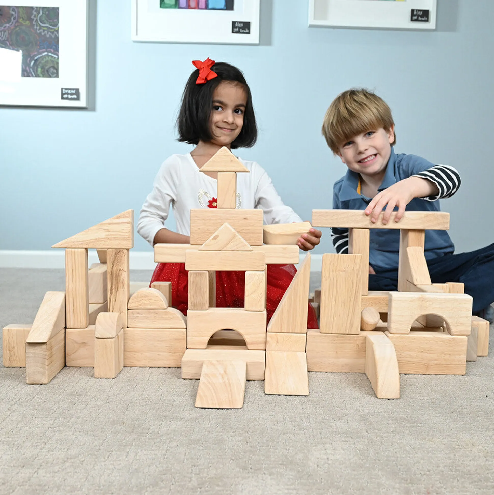 Unit Blocks | Super Saver Classroom Blocks - Set of 82 Blocks