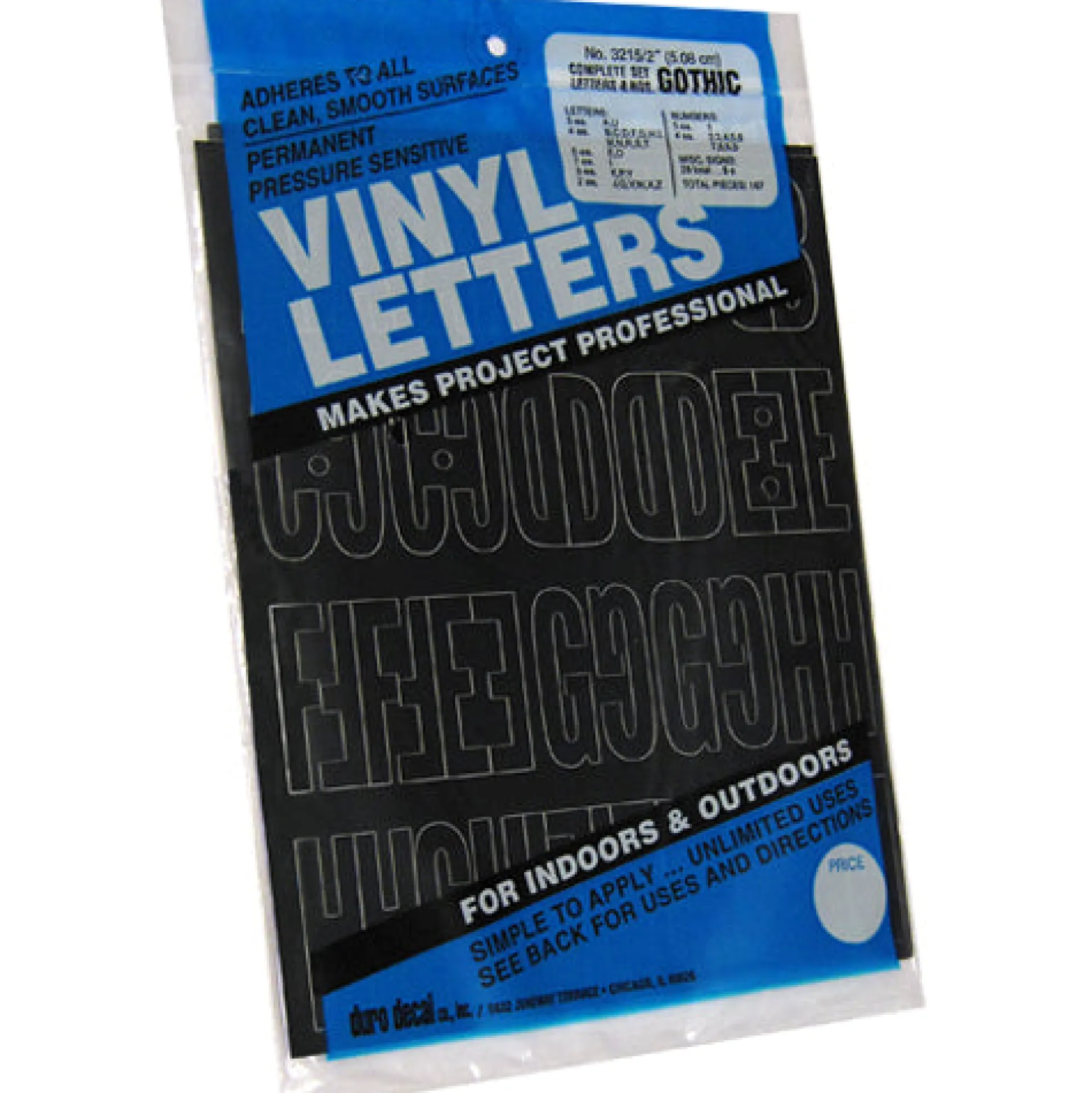 Vinyl Letters and Numbers - 2"