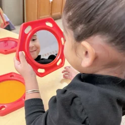 Visual Explorers Sensory Toy Set | 5 Colorful Frames with Mirrors & Acrylic Panels