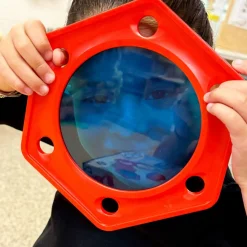 Visual Explorers Sensory Toy Set | 5 Colorful Frames with Mirrors & Acrylic Panels