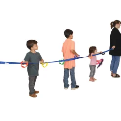 Walking Rope | Colorful Safety Line with 12 Easy-To-Grasp Handles