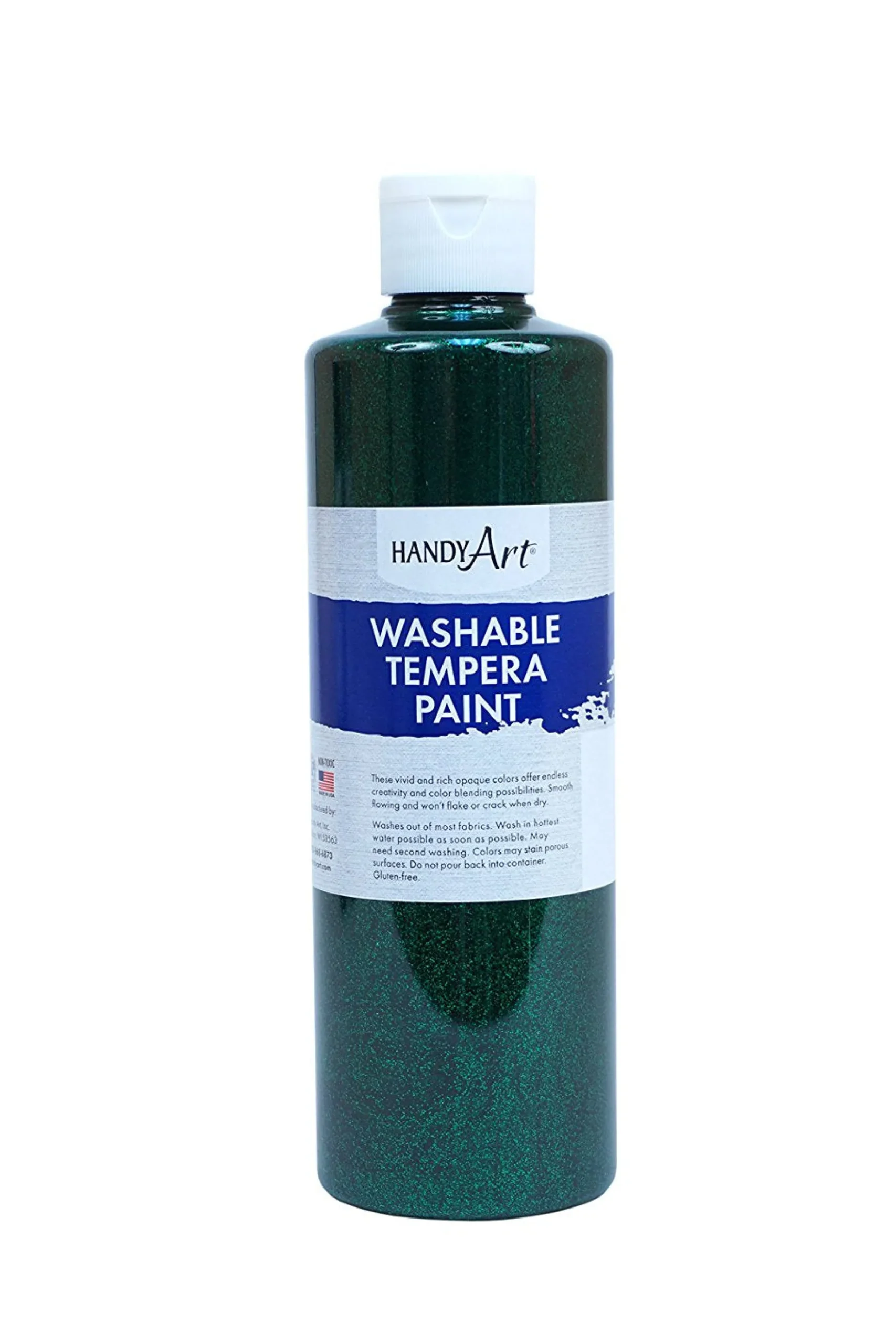 Washable Tempera Paint - Glitter Green