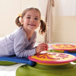 Water Lily Balance Path Set with Stackable Islands & Bridges | 6-Piece Modular Balance & Gross Motor Play System