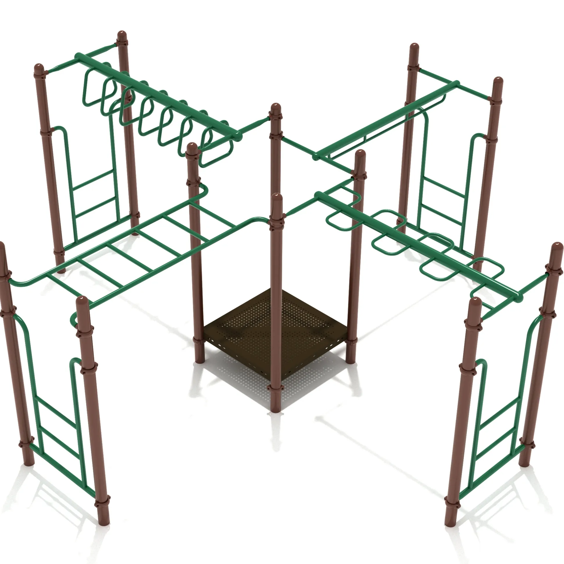 Waverly Woods Overhead Climber Playground Set | Multi-Directional Upper Body Fitness Structure for Ages 5–12