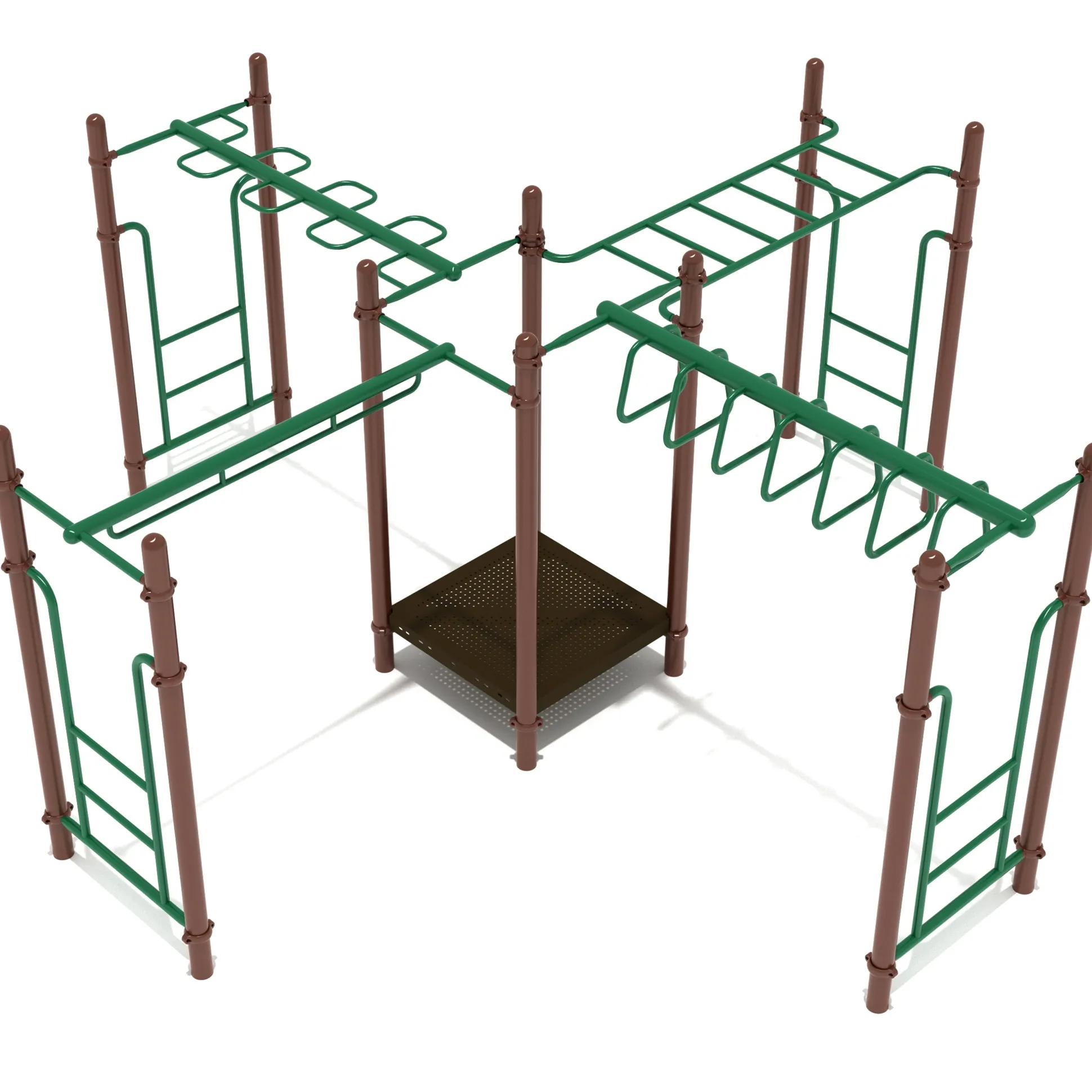 Waverly Woods Overhead Climber Playground Set | Multi-Directional Upper Body Fitness Structure for Ages 5–12