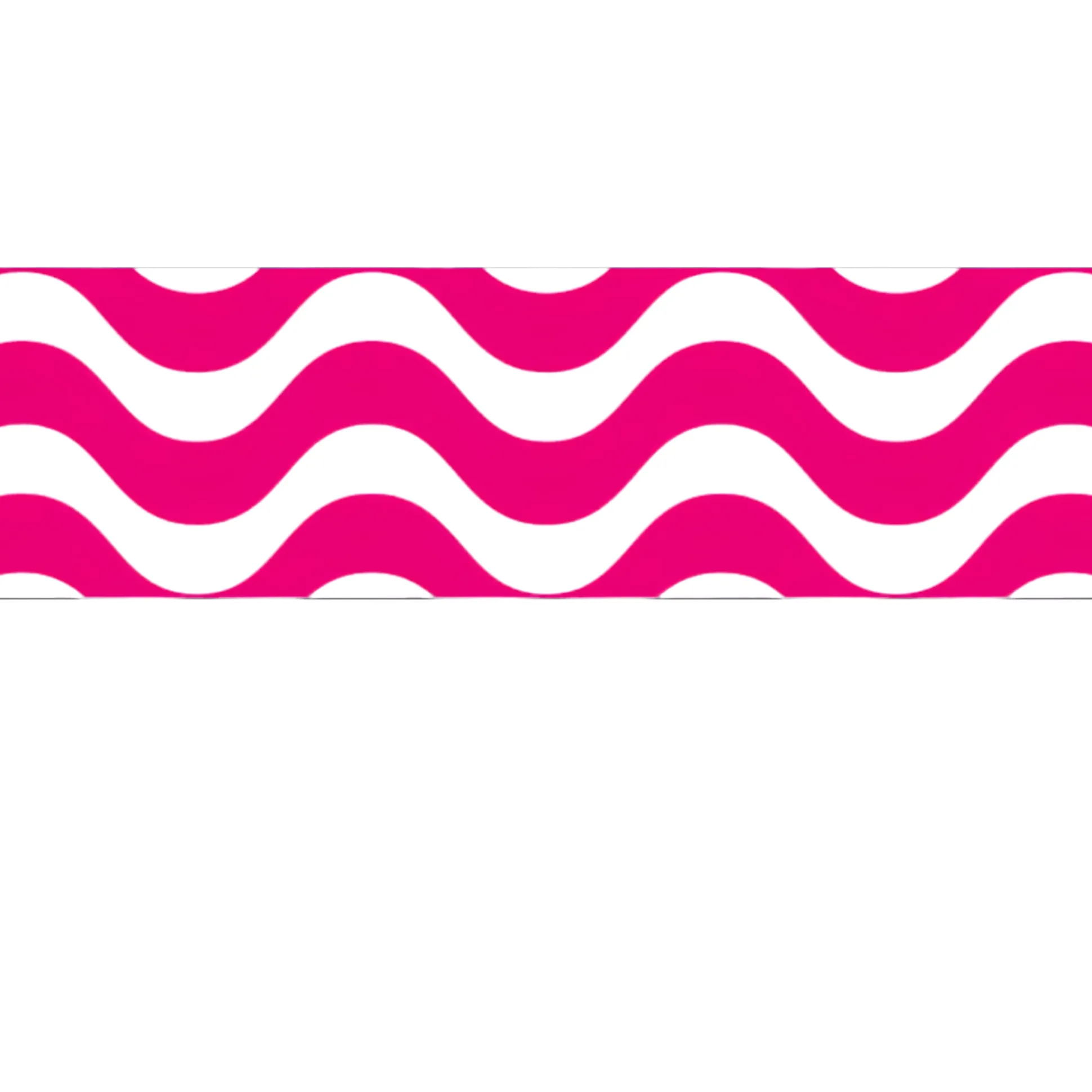 Wavy Bulletin Board Border Trimmers - Pink