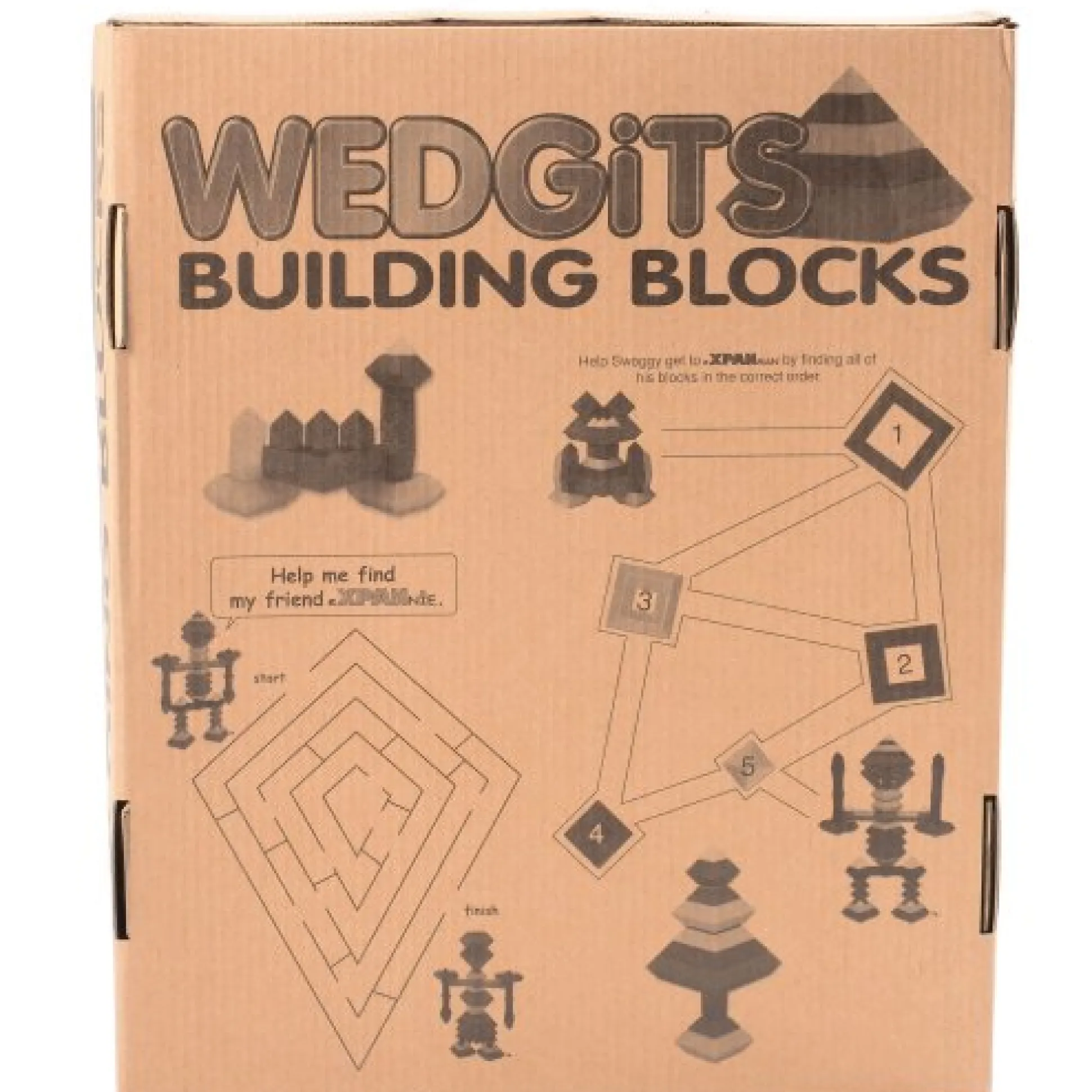 WEDGiTS® Junior Activity Kit – 20 Piece STEM Building Set Wedgits