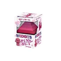 WEDGiTS Pink Building Set – 15 Piece Creative Construction