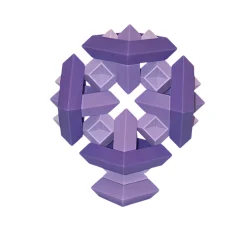 WEDGiTS Purple Building Set – 15 Piece Creative Construction - Wedgits