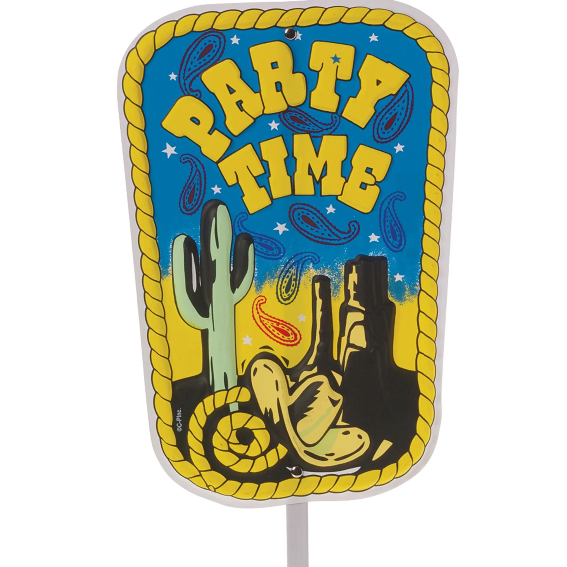 Western Classroom Party Sign
