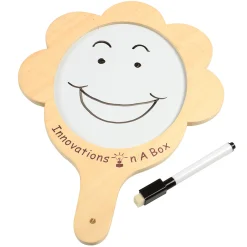 What Are You Feeling? Emotion Mirror | Write & Wipe Surface & 1 Marker