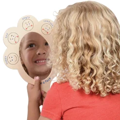 What Are You Feeling? Emotion Mirrors with Write & Wipe Surface | Set of 2