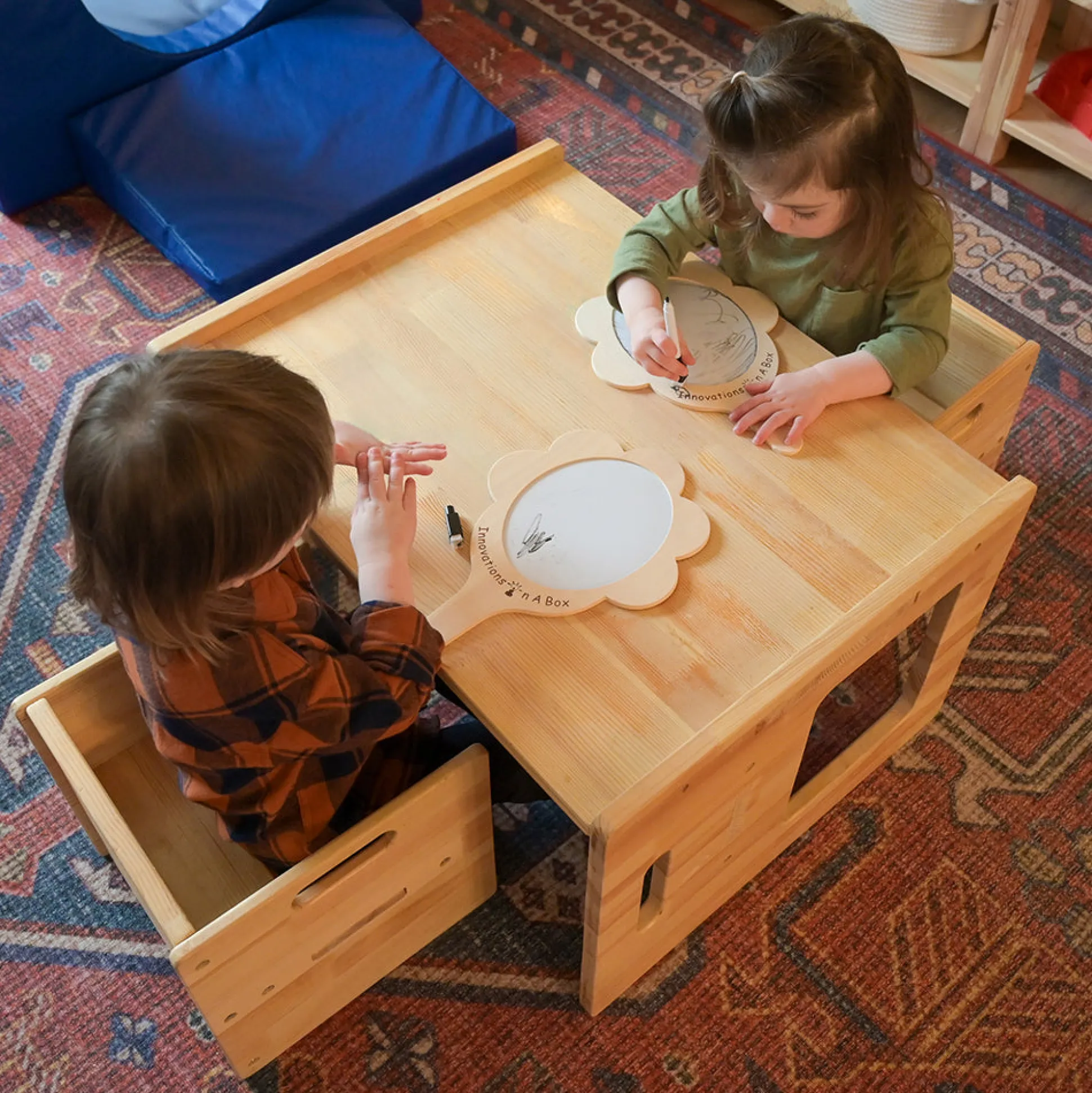 What Are You Feeling? Emotion Mirrors with Write & Wipe Surface | Set of 2
