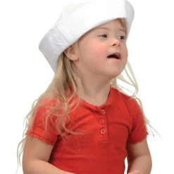 White Sailor Hat for Kids – Nautical Costume & Dress-Up Cap