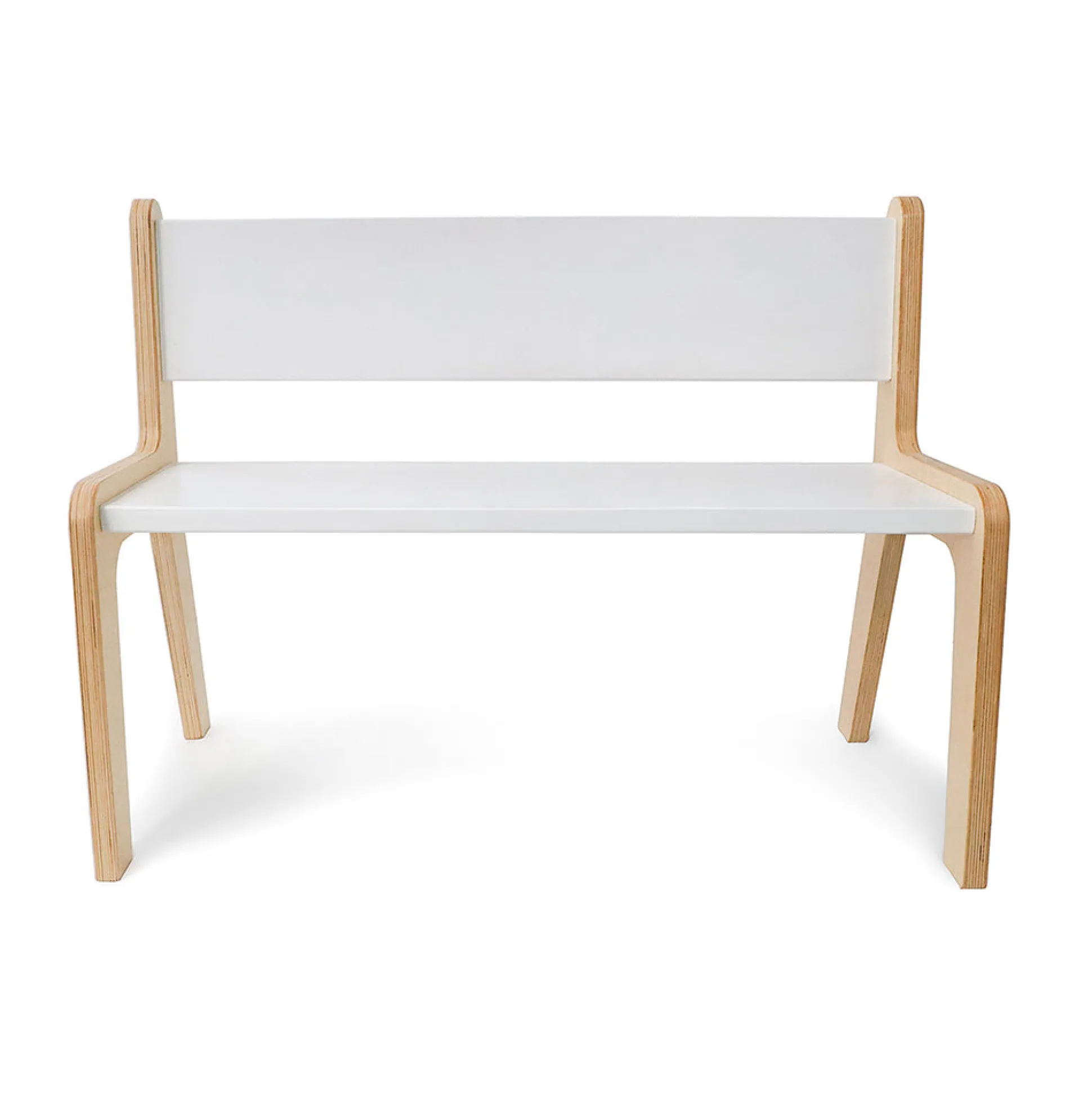 Whitney Plus 14″H Contoured Children’s Bench | Antimicrobial Classroom Seating