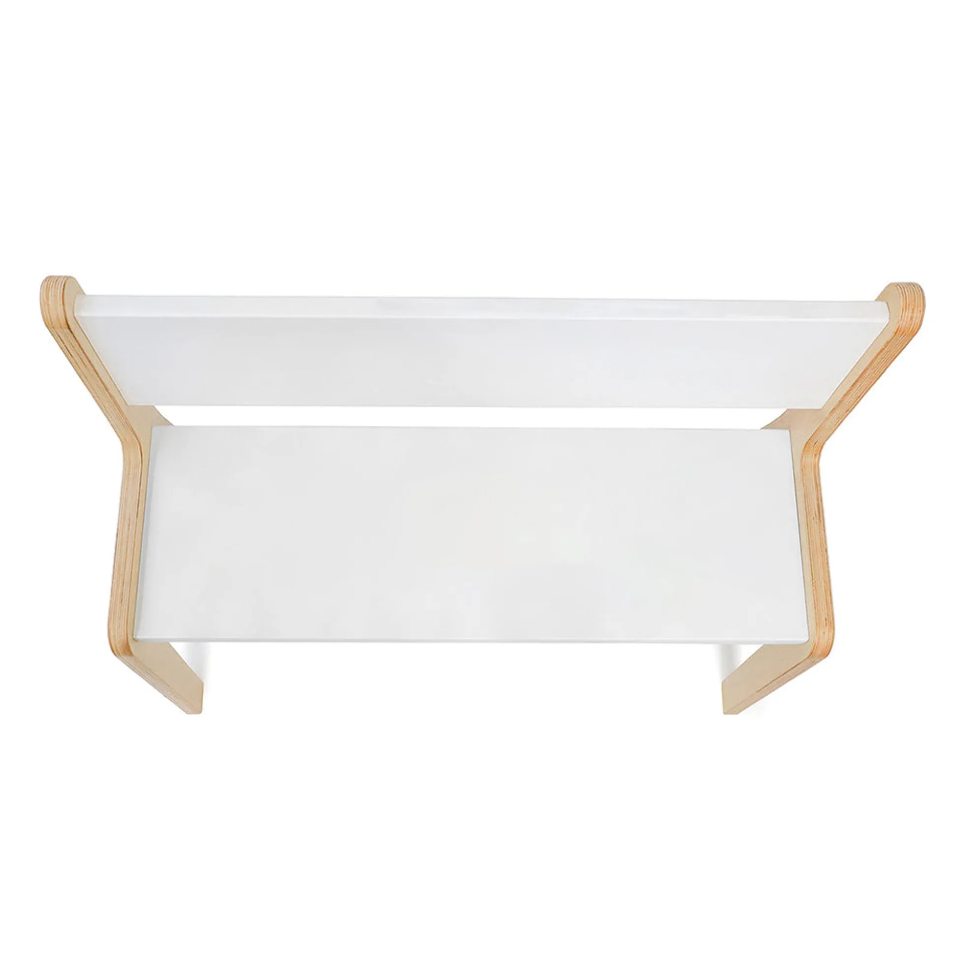 Whitney Plus 14″H Contoured Children’s Bench | Antimicrobial Classroom Seating