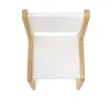 Whitney Plus 10" White Modern Birch Chair | Antimicrobial & Fully Assembled
