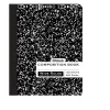 Wide Rule Composition Book, 100 Sheets, Black Marble