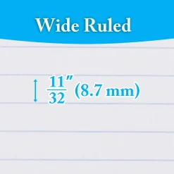 Wide Rule Composition Book, 100 Sheets, Black Marble
